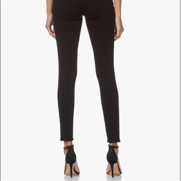 Frame Denim woman’s distressed black skinny jeans size 23 - Picture 3 of 7